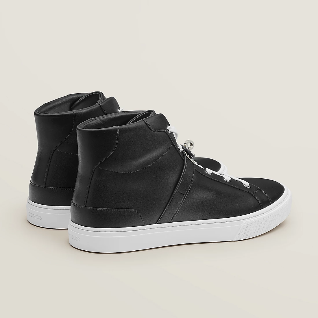 GIÀY HERMES DAYDREAM SNEAKER COWHIDE LEATHER NOIR SS2022