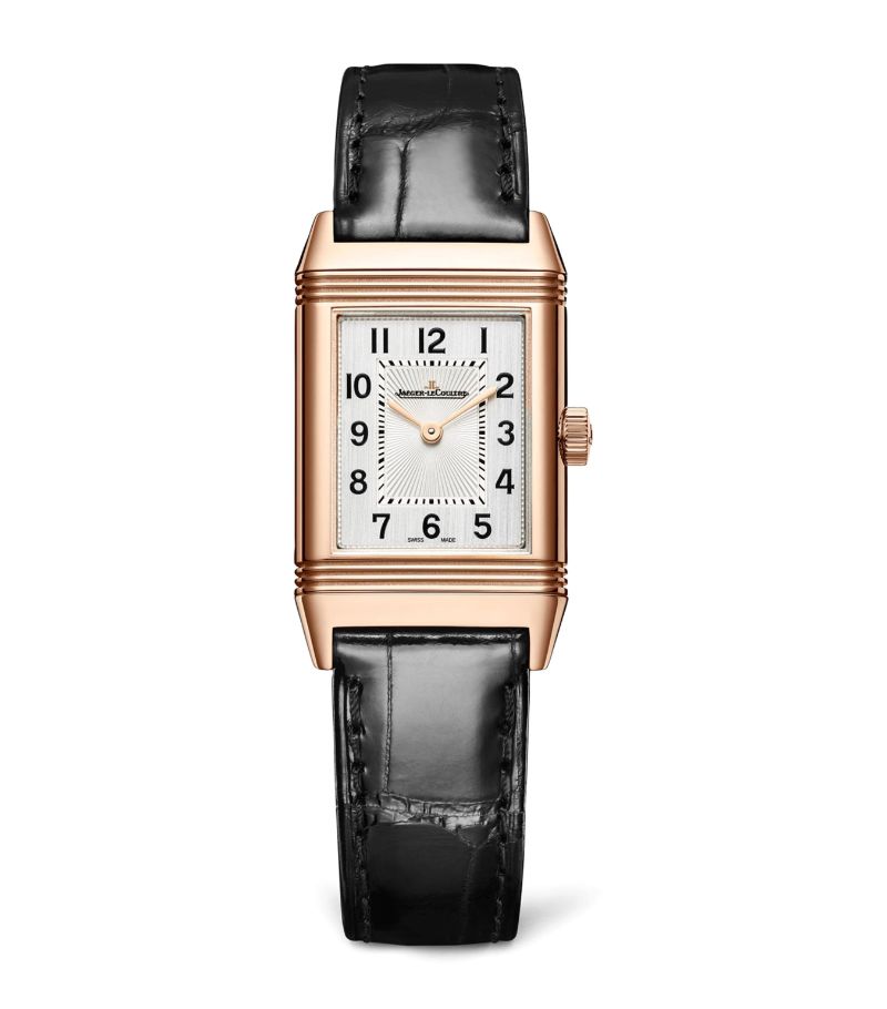Đồng hồ JAEGER-LECOULTRE  Pink Gold Reverso Classic 21mm mặt số màu trắng