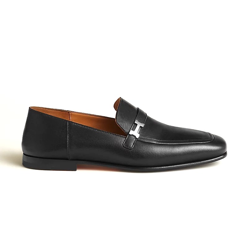 GIÀY HERMES Giovanni loafer Noir