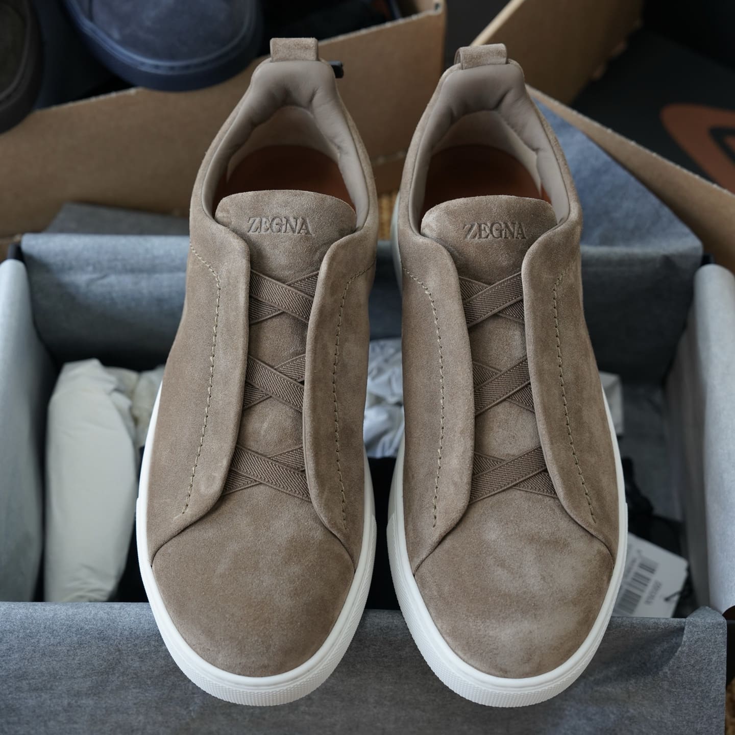 GIÀY ERMENEGILDO ZEGNA TRIPLE STITCH TOP QUALITY SHOES AAA