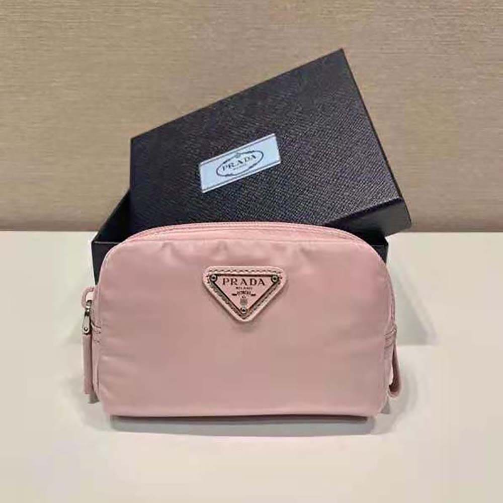 VÍ PRADA Re-Nylon - Hồng