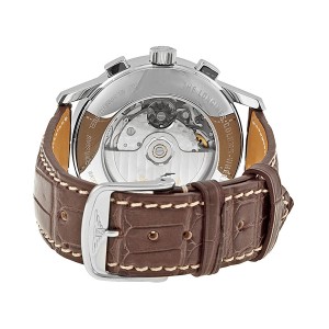 ĐỒNG HỒ LONGINES Heritage Collection Automatic Chronograph Silver Dial Brown Leather