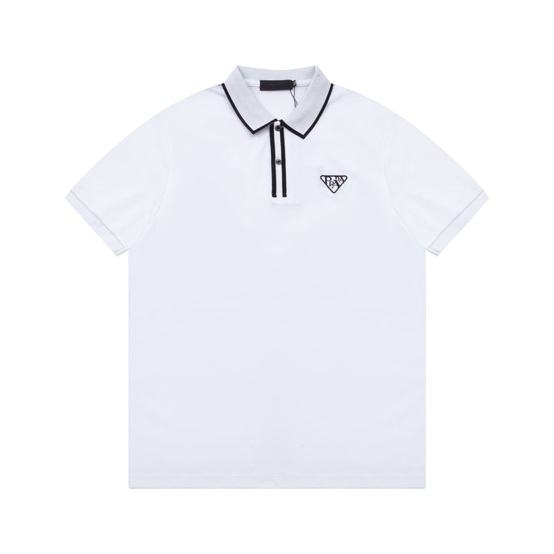 ÁO PRADA POLO SHIRT WHITE MÀU TRẮNG