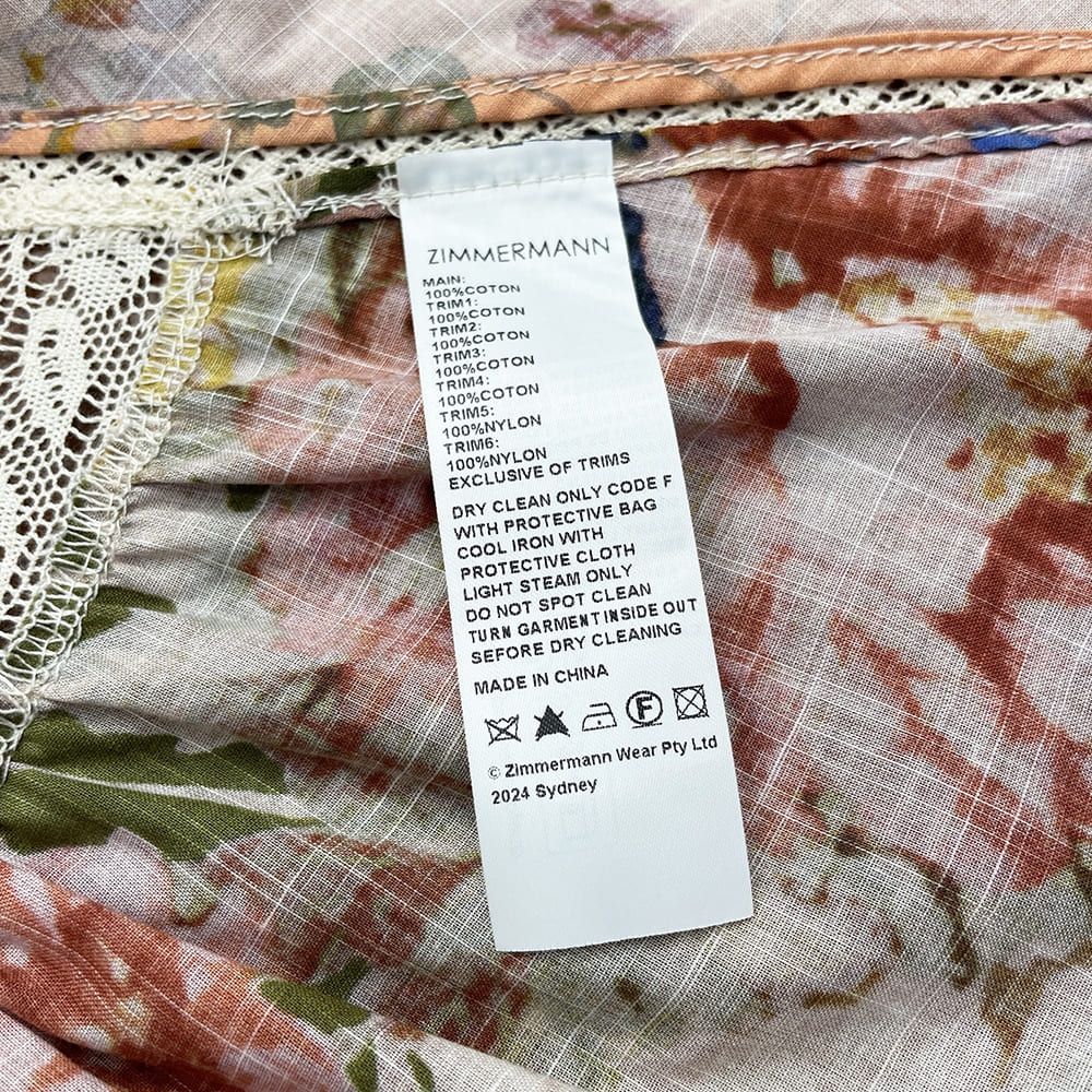 VÁY ZIMMERMANN Flower Vintage Dress High Classy