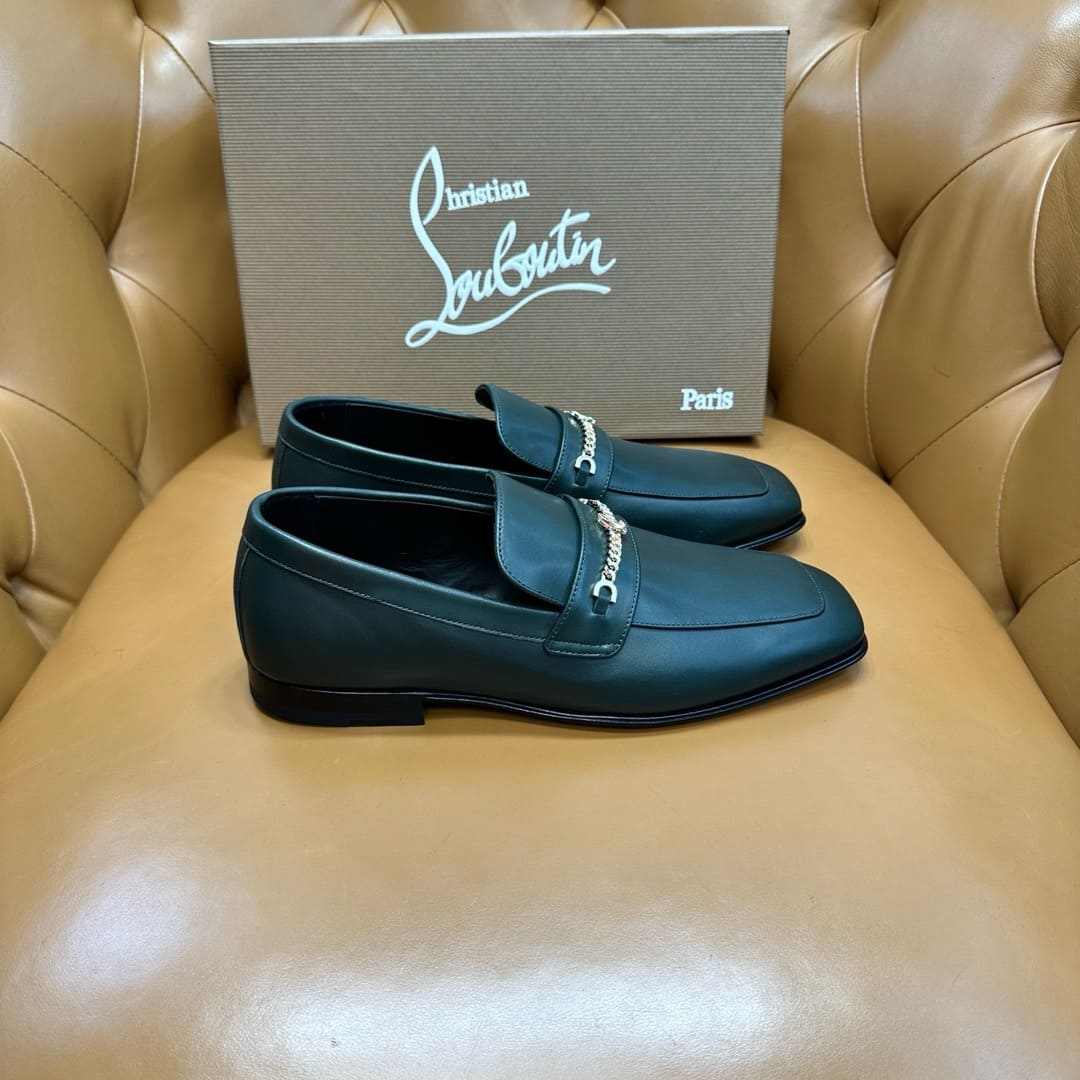 GIÀY CHRISTIAN LOUBOUTIN LOAFER HIGH TOP QUALITY SHOES AAA