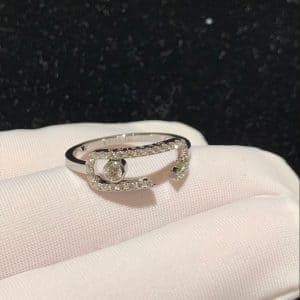 Nhẫn Messika Move Addiction Pave Diamond kim cương vàng trắng 18K