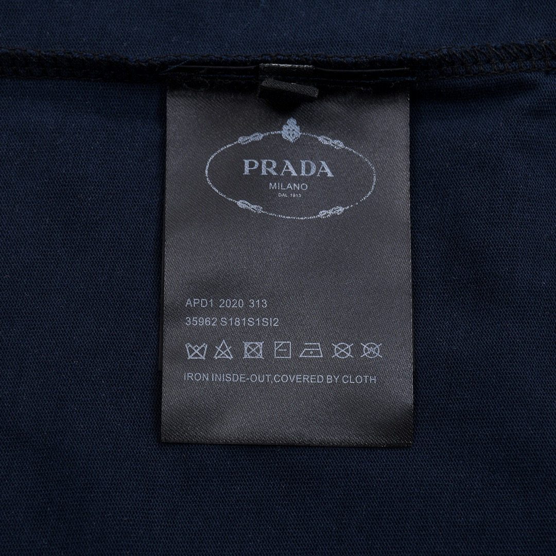 ÁO PRADA MILANO T SHIRT NAVY