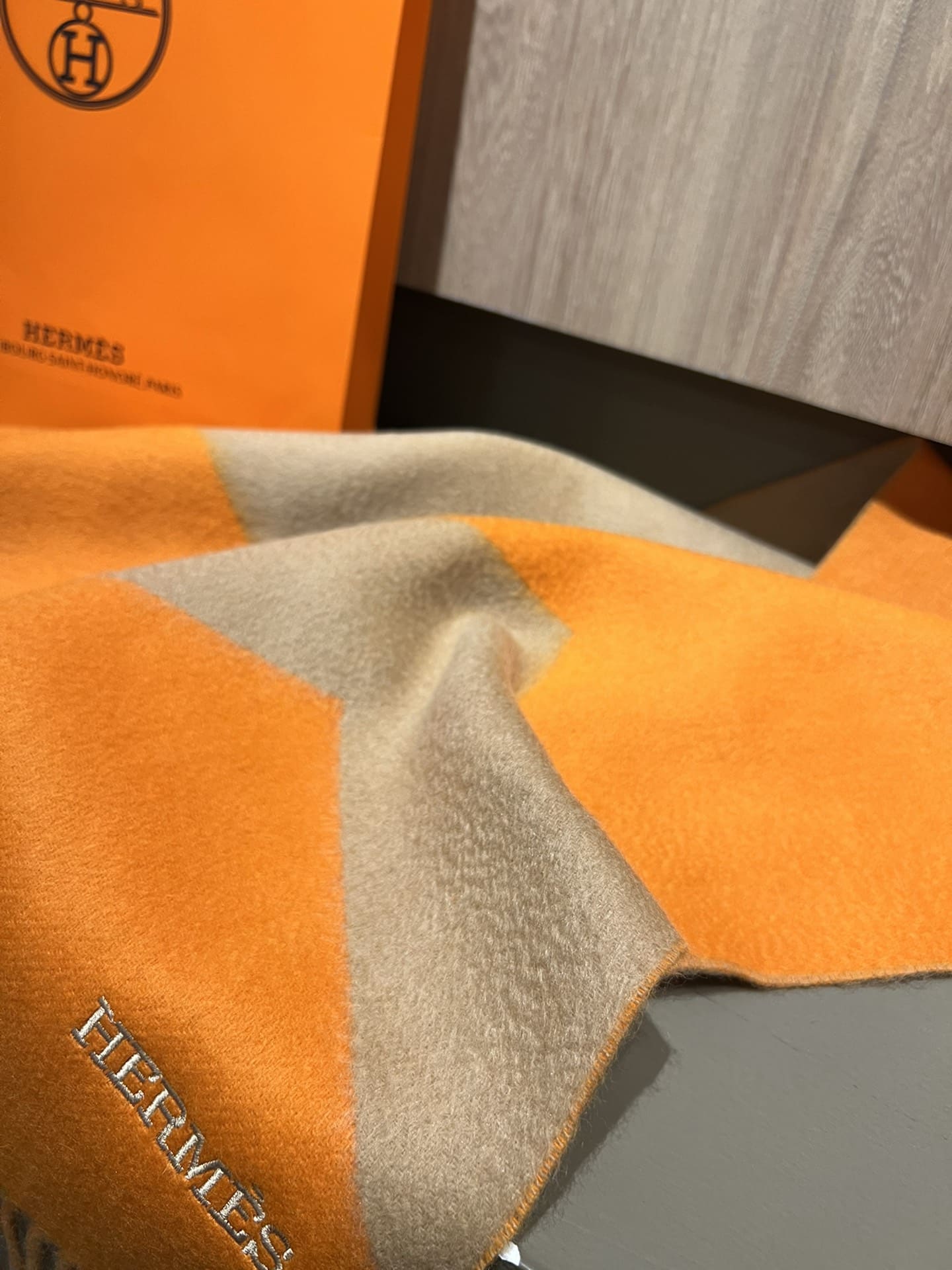 KHĂN HERMES cashmere scarf