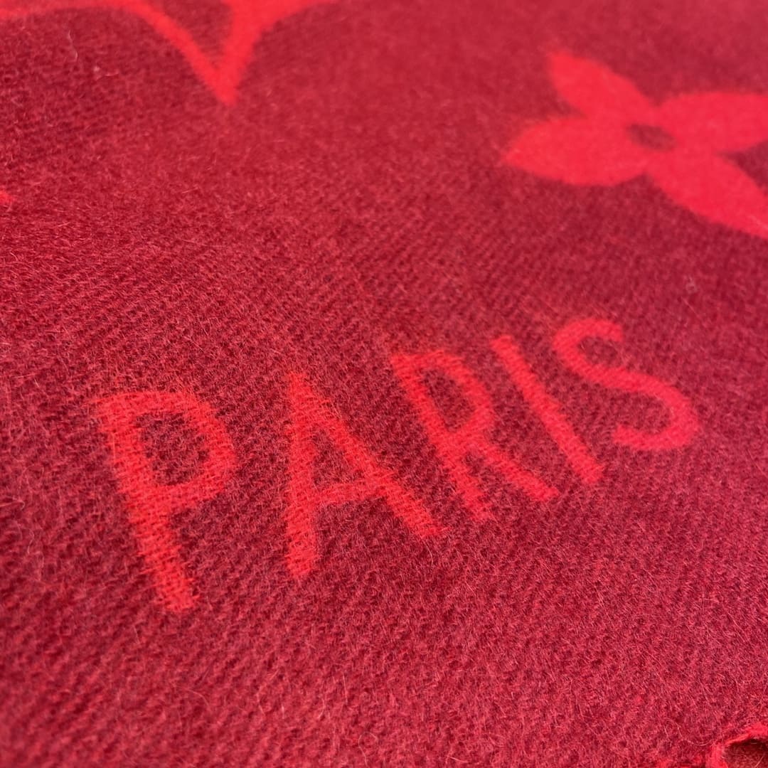 KHĂN Louis Vuitton Double-sided cashmere Scarf