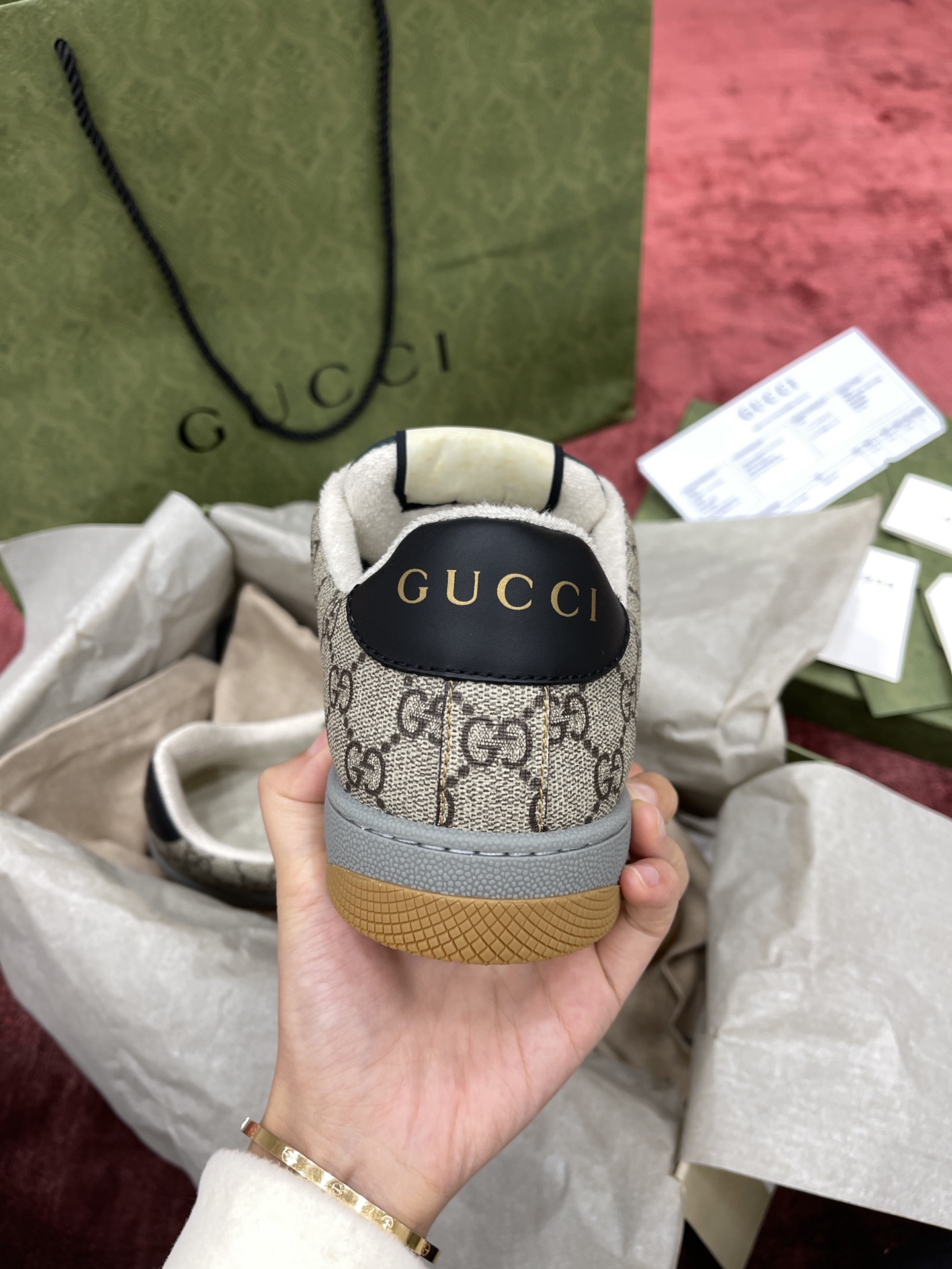 GIÀY GUCCI SCREENER SNEAKER SHOES AAA