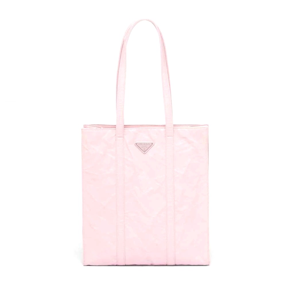 TÚI Prada Antique Nappa Leather Tote-Pink