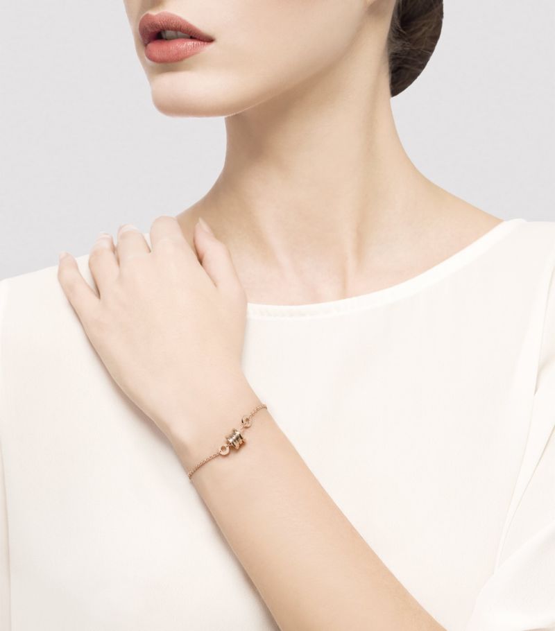 Vòng tay BVLGARI Yellow Gold B.Zero 1 Bracelet vàng hồng 18K