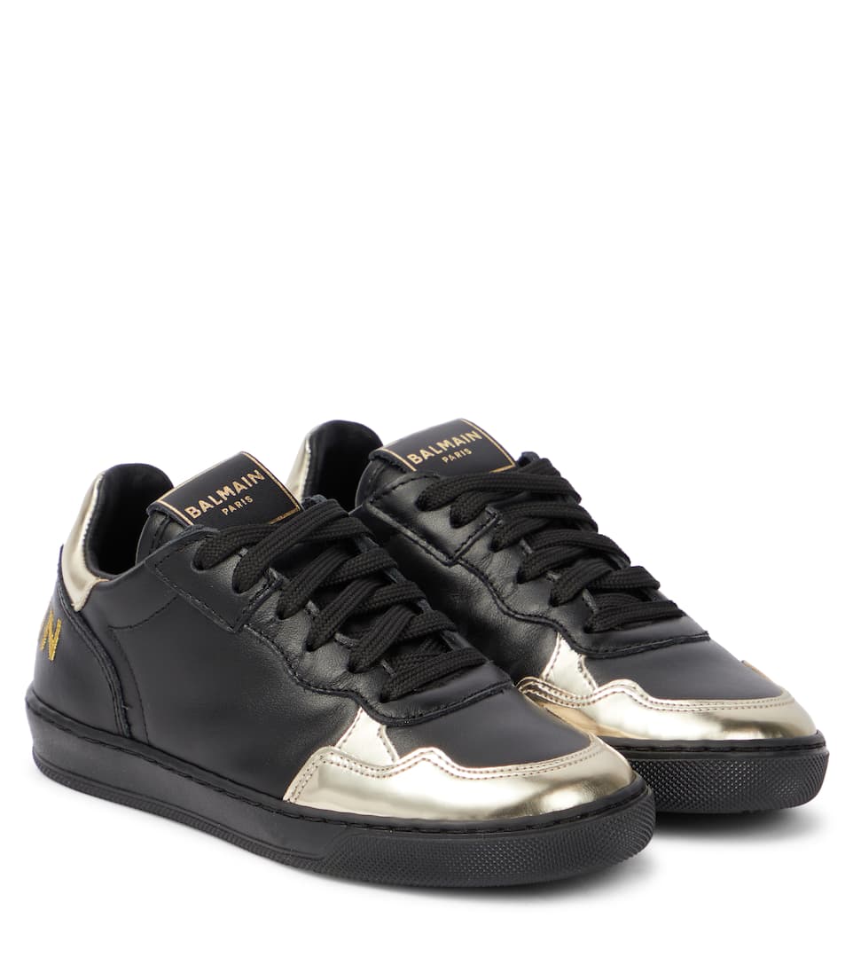 GIÀY BALMAIN KIDS Leather sneakers