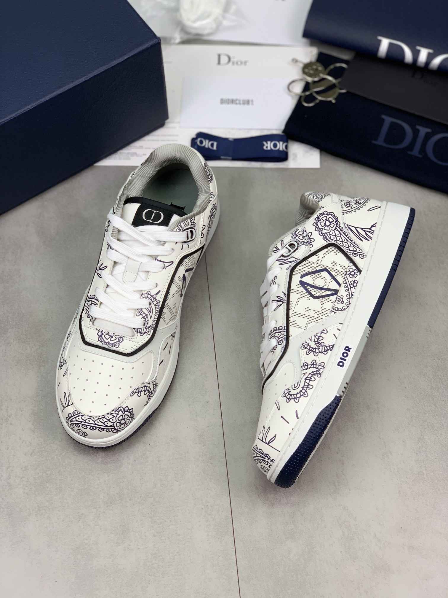 GIÀY CHRISTIAN DIOR LEATHER SNEAKER SHOES AAA
