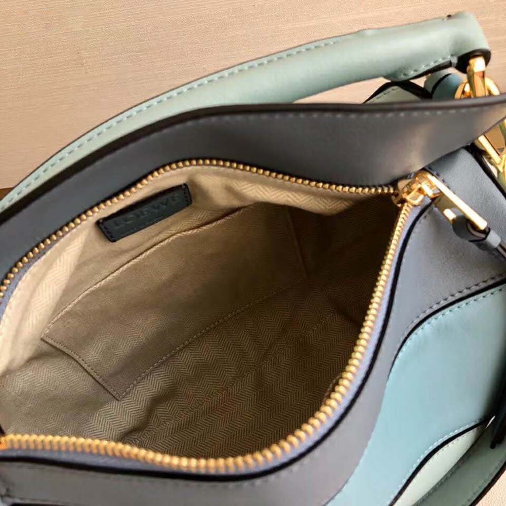 Túi Loewe Women Puzzle Small Bag in Classic Calf Leather-Blue