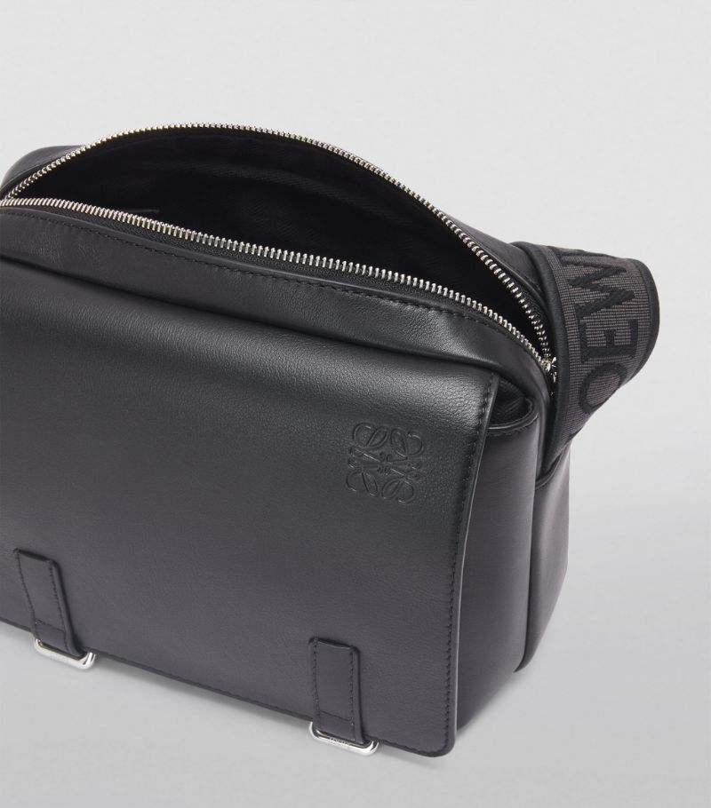 TÚI LOEWE XS Leather Military Messenger Bag