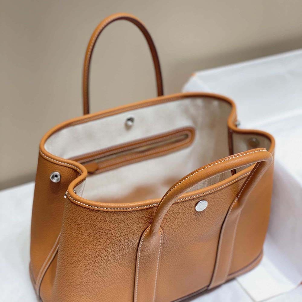 Túi Hermes Unisex Garden Party 30 Voyage Bag-Brown