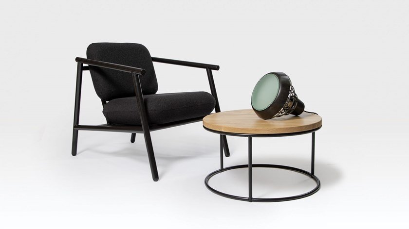 GHẾ FANCINI Steel armchair with armrests ARMCHAIR