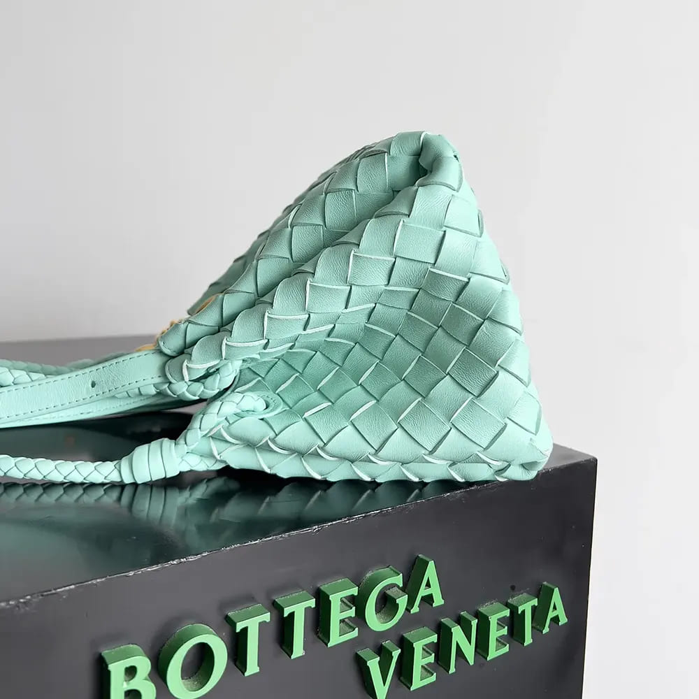 TÚI Bottega Veneta Women Small Andiamo Parachute- Green oasis