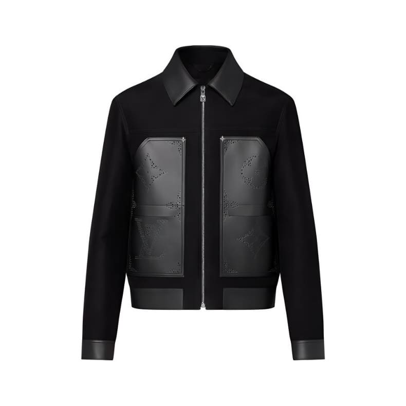 ÁO LOUIS VUITTON LEATHER JACKET TOP QUALITY AAA