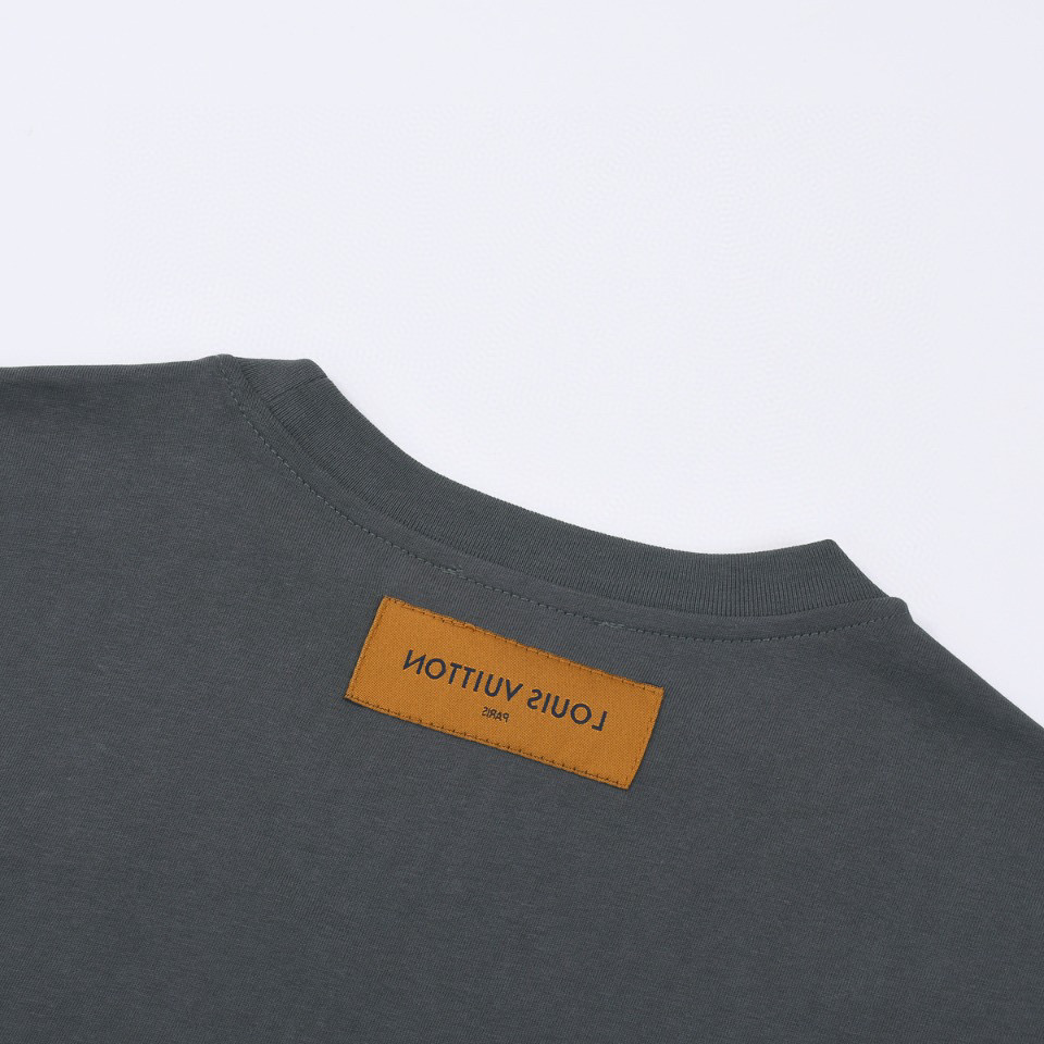 ÁO LOUIS VUITTON print cotton jersey T-shirt