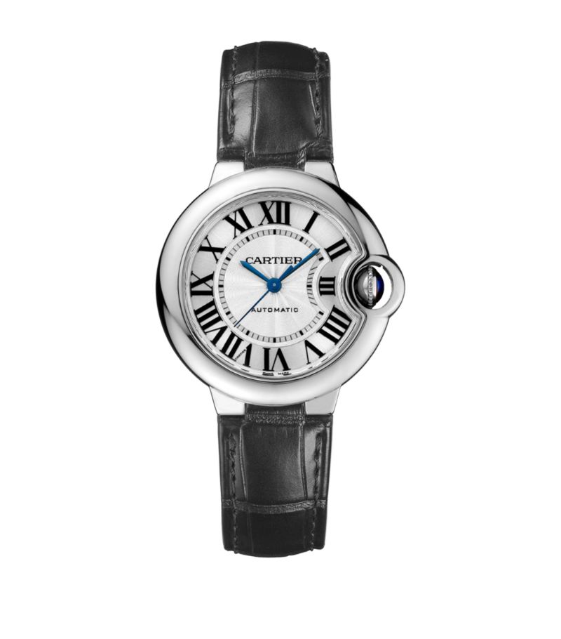 Đồng hồ CARTIER Ballon Bleu de Cartier 33mm mặt số màu trắng