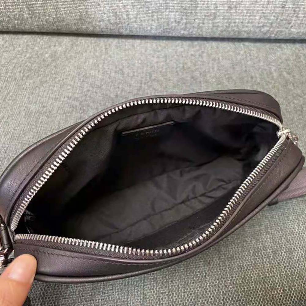 TÚI FENDI Men Camera Case Brown FF Fabric Bag