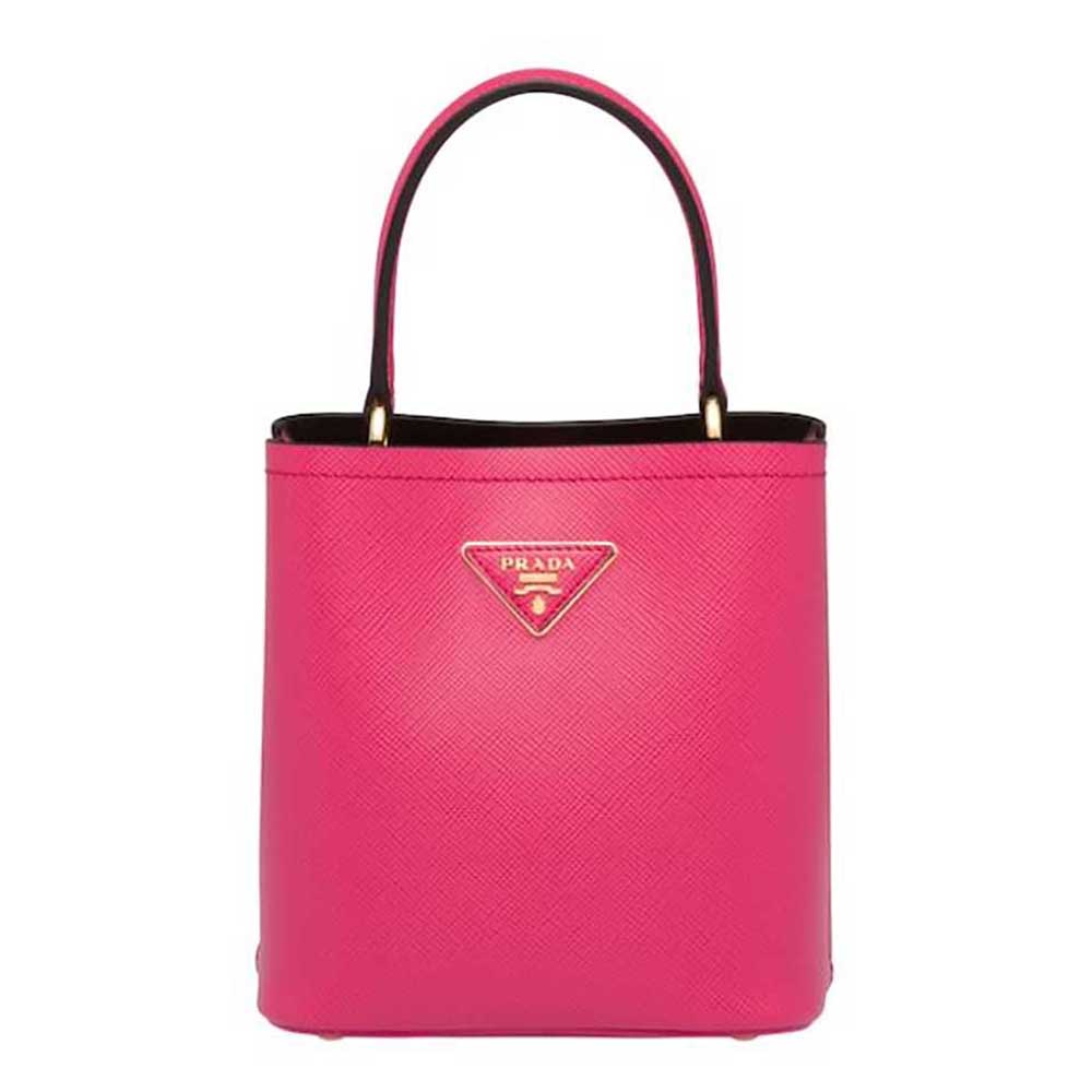 TÚI Prada Saffiano Leather Prada Panier Bag-Bag-Rose