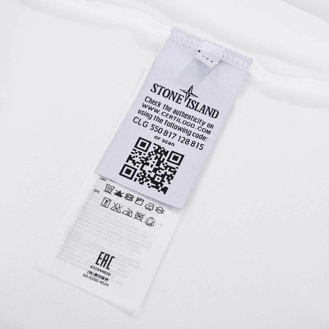 ÁO STONE ISLAND print cotton jersey T-shirt
