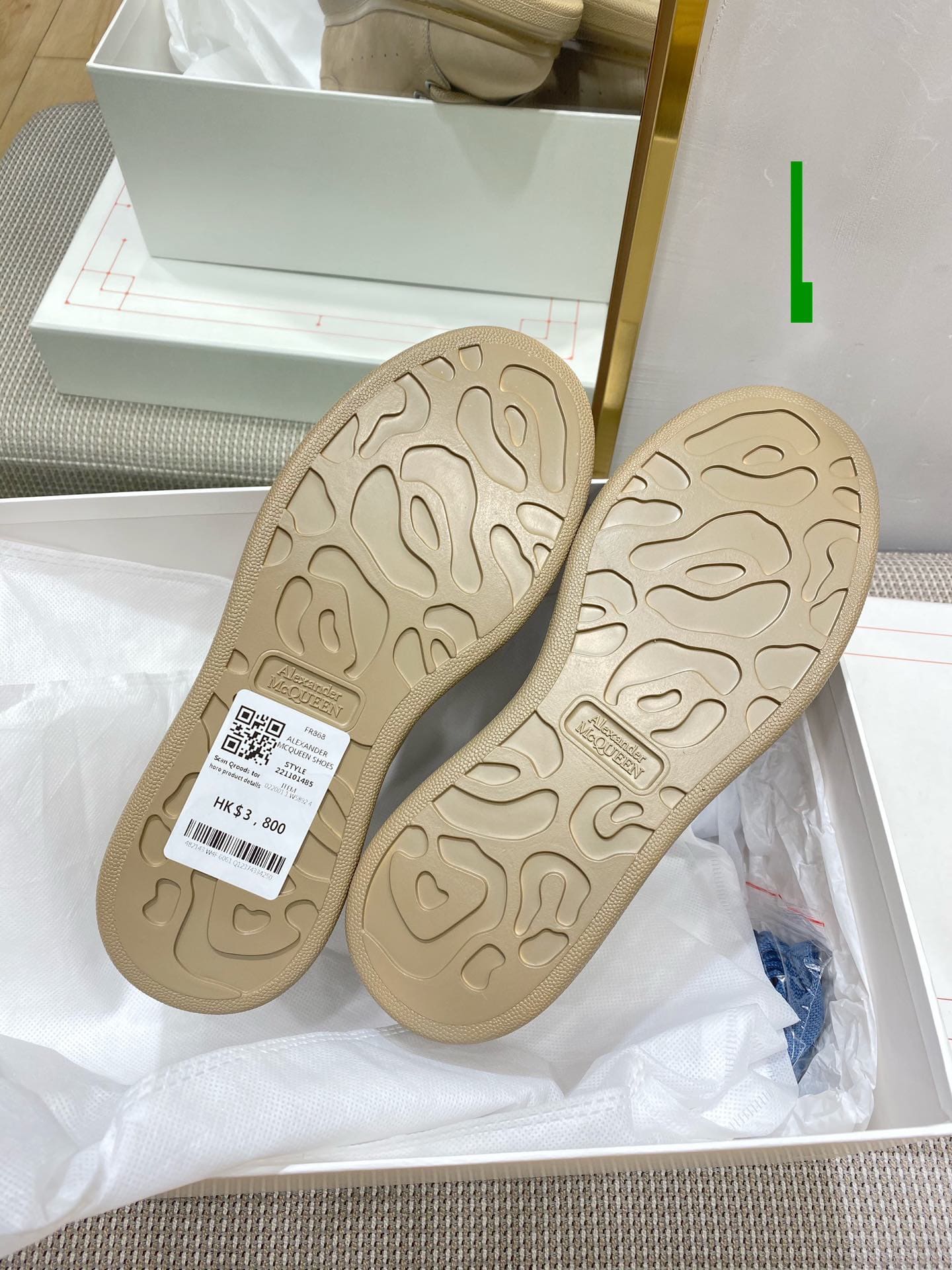 GIÀY ALEXANDER MCQUEEN SNEAKERS SHOES AAA UNISEX NAM VÀ NỮ DA BÊ HẢO HẠNG