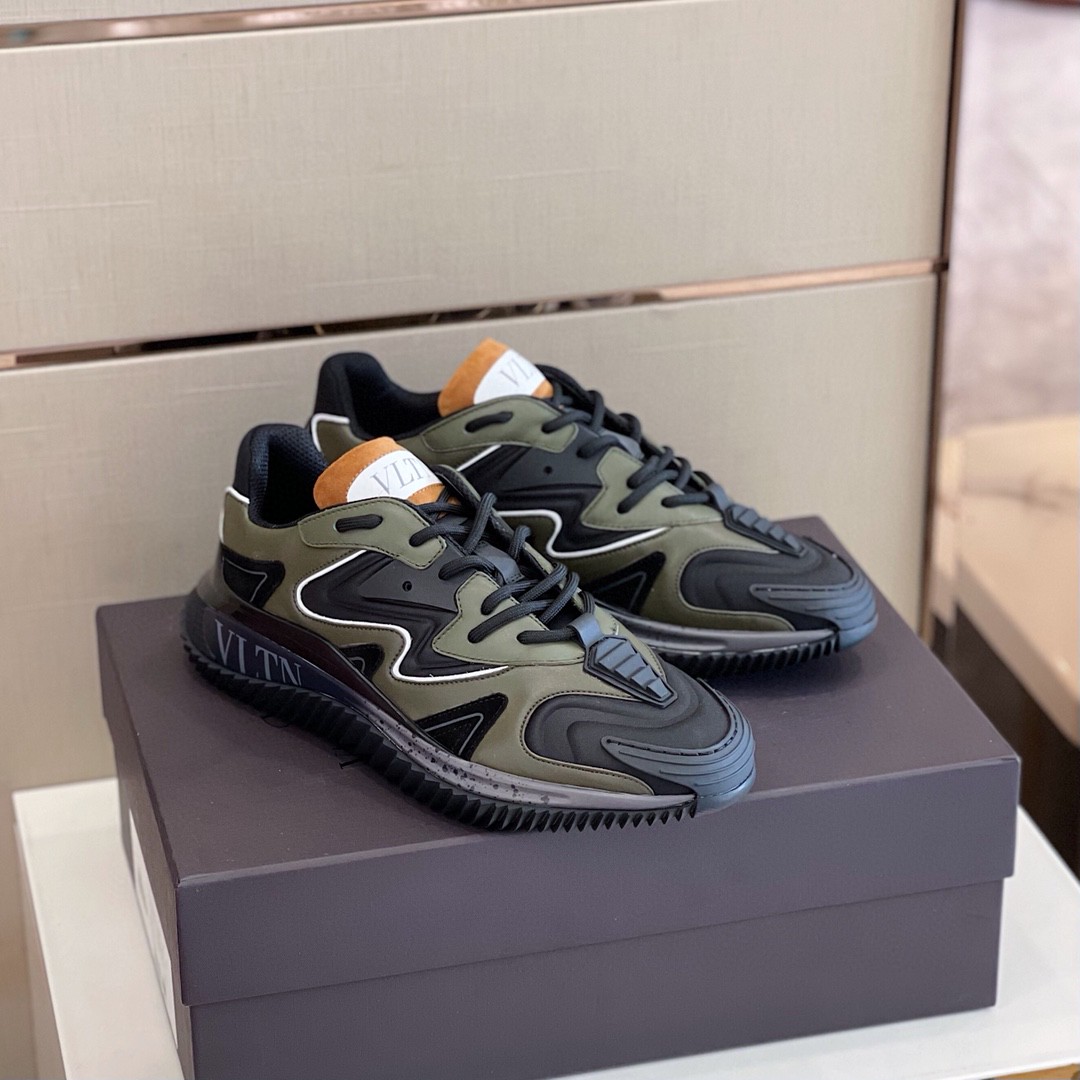 GIÀY VALENTINO VLTN LEATHER SNEAKER SHOES AAA