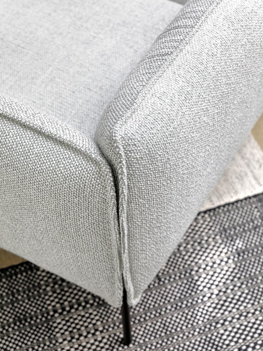 SOFA NỈ LANVIN style 3 seater upholstered fabric sofa