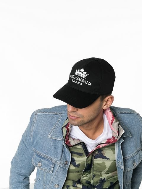 MŨ LƯỠI TRAI DOLCE&GABBANA LOGO PRINT