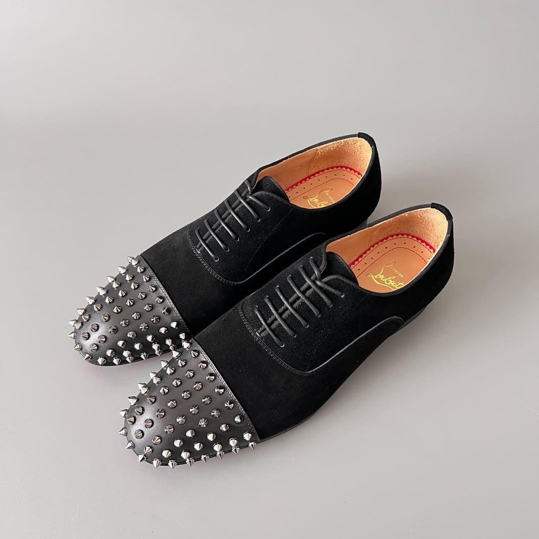 GIÀY CHRISTIAN LOUBOUTIN GREGGO SPIKES TOP QUALITY SHOES AAA