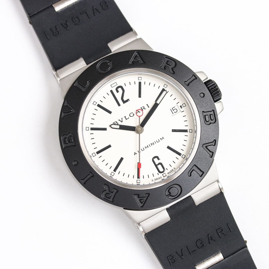 Đồng hồ BVLGARI Aluminium Automatic mặt số màu đen