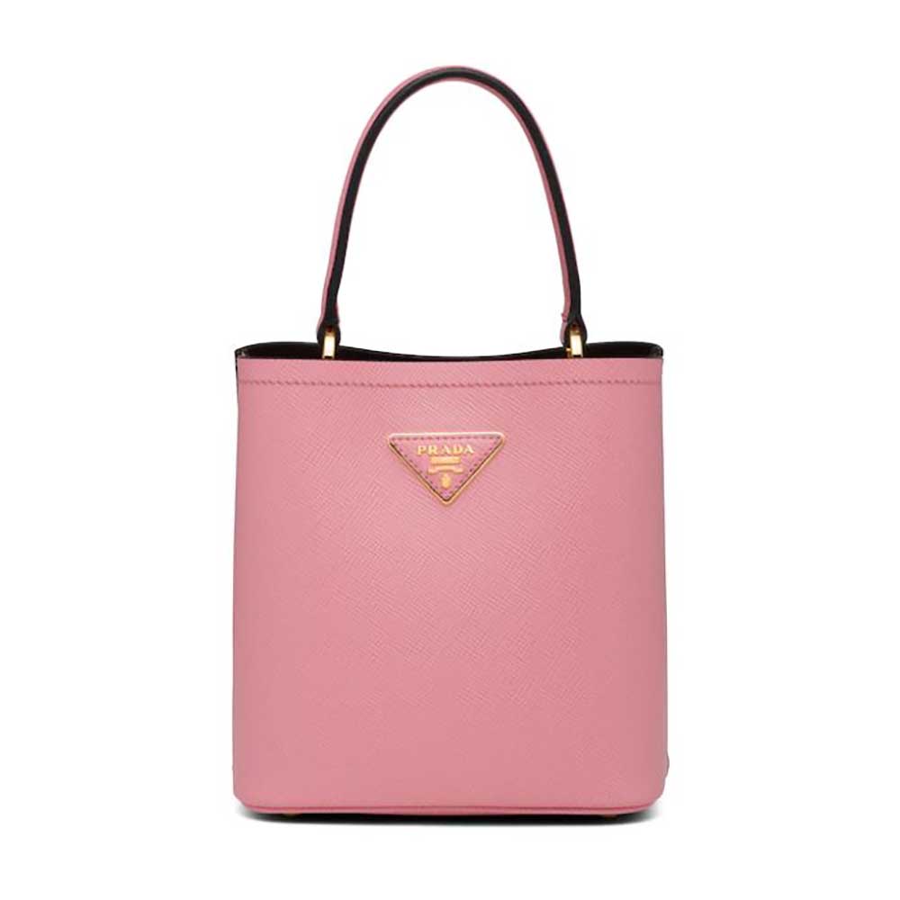 TÚI Prada Saffiano Leather Prada Panier Bag-Pink