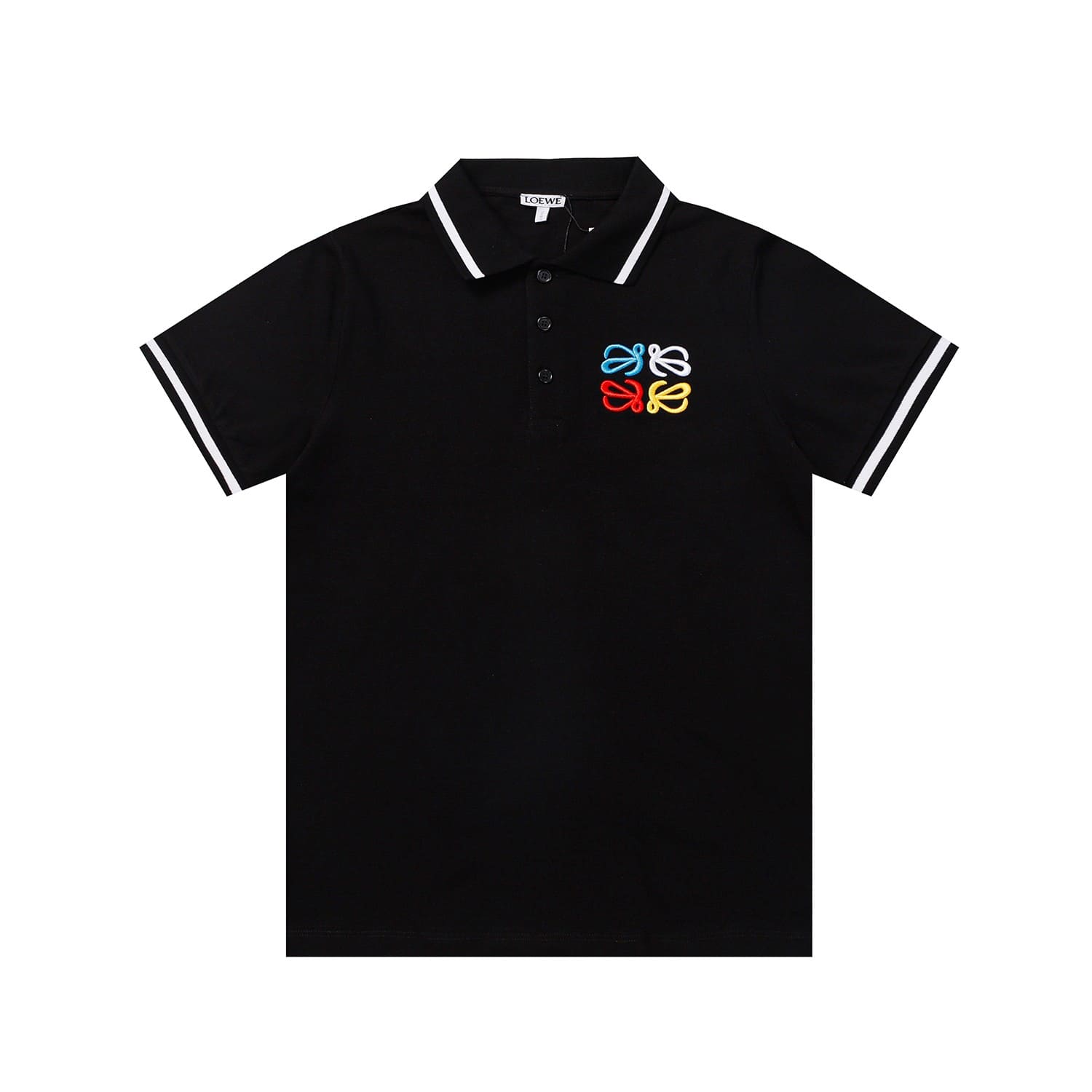 ÁO LOEWE POLO SHIRT BLACK MÀU ĐEN