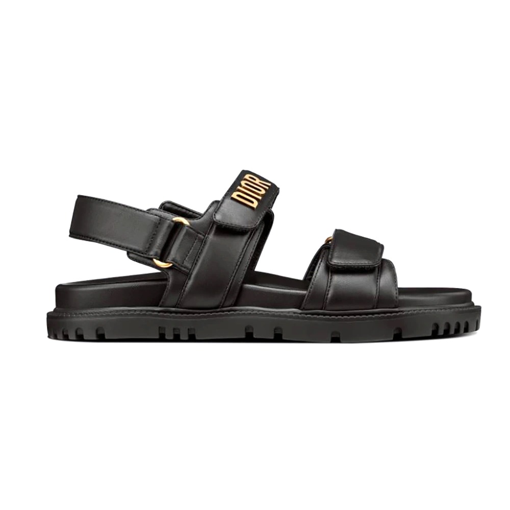 DÉP SANDAL DIOR Dioract Sandal Black Lambskin