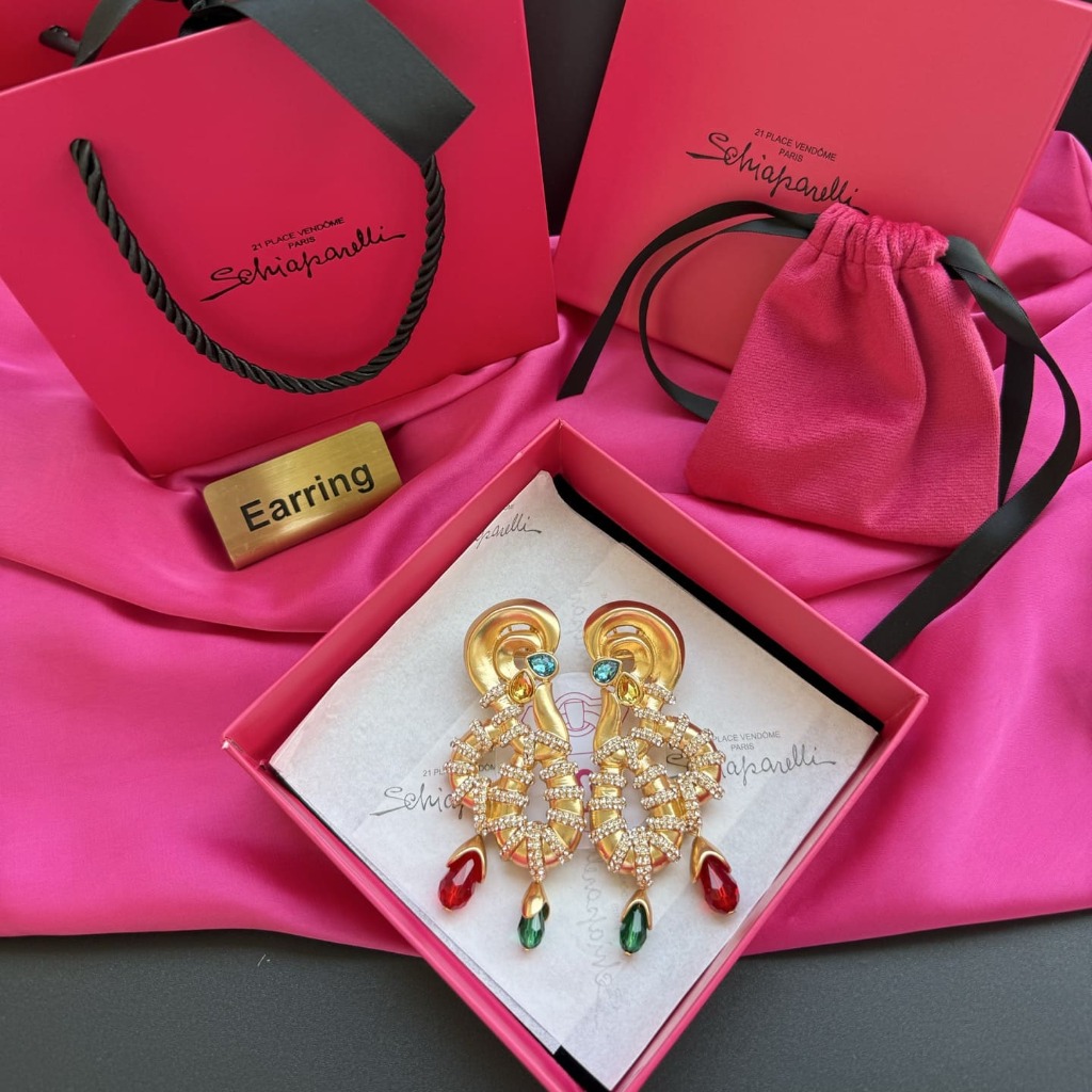 HOA TAI SCHIAPARELLI PARIS HÌNH VÀNH TAI