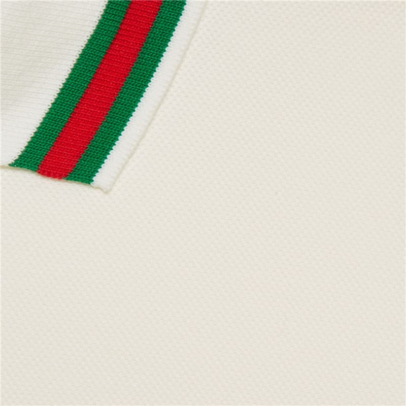 ÁO GUCCI GG POLO SHIRT MÀU TRẮNG UNISEX