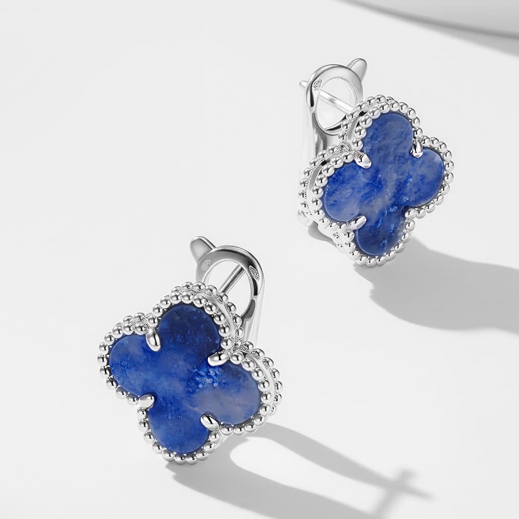 HOA TAI VAN CLEEF & ARPELS PIETERSITE ĐÁ GIÔNG BÃO