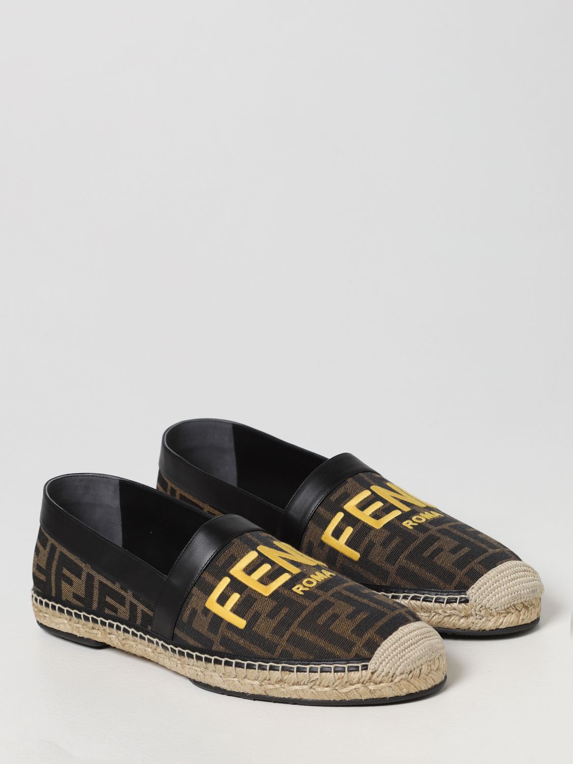 GIÀY FENDI ROMA FF CÓI canvas esparilles SS2022