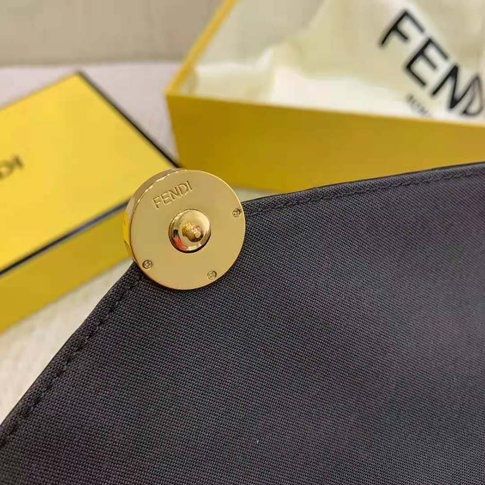 Ví Fendi Women Wallet on Chain with Pouches Brown Leather Mini-Bag