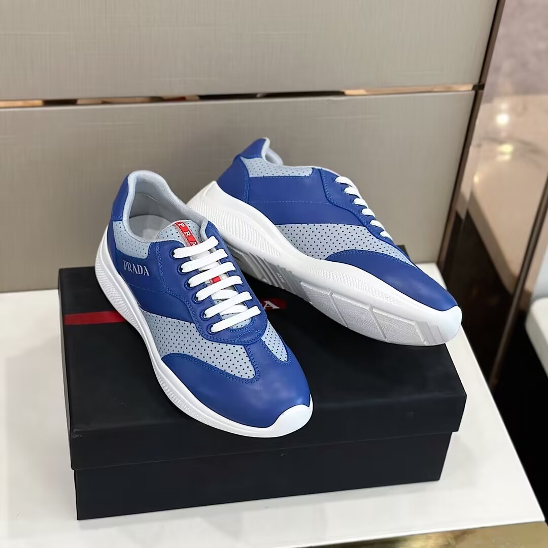 GIÀY PRADA RED LOGO SNEAKERS SHOES