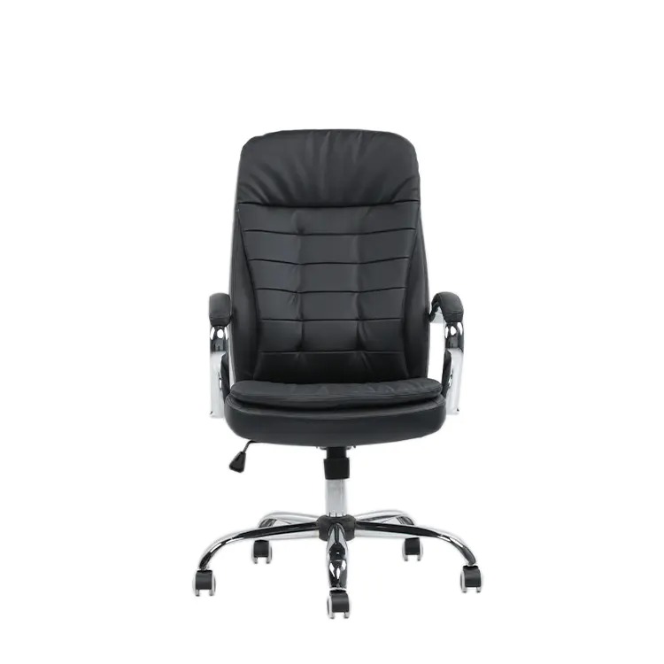 GHẾ VĂN PHÒNG LƯNG CAO DA ĐEN EQ5015H
