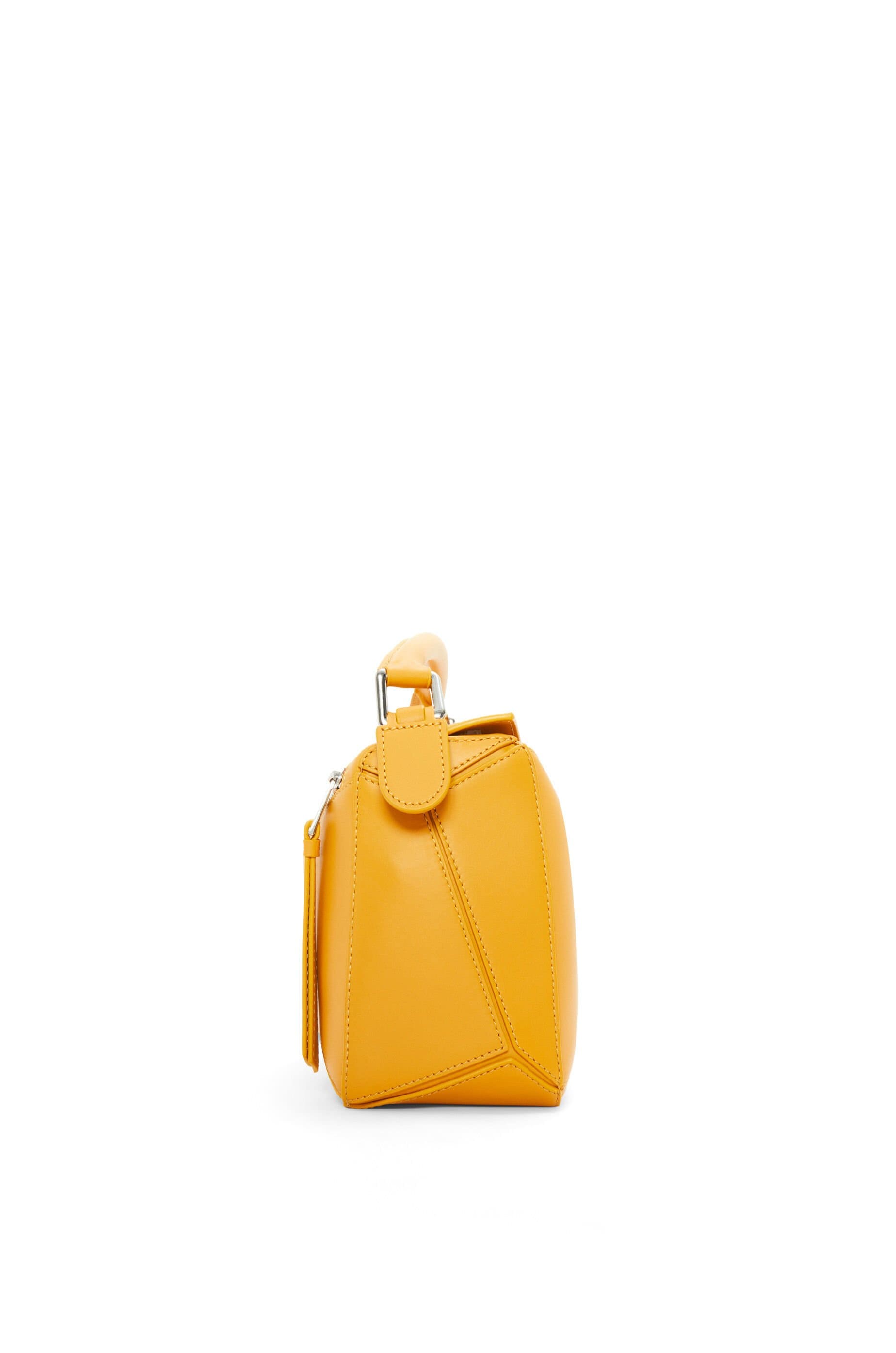 Túi LOEWE Small Puzzle bag in satin calfskin yellow
