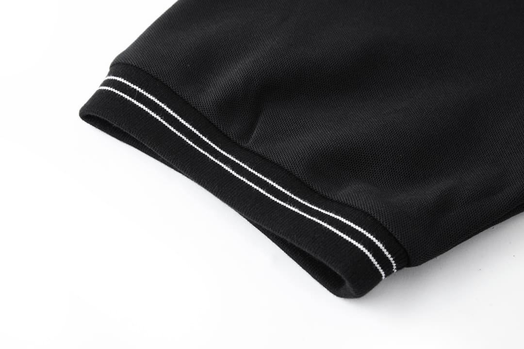 ÁO PRADA POLO SHIRT MÀU ĐEN UNISEX