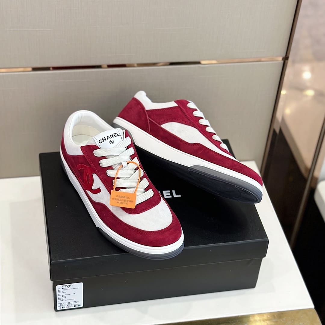 GIÀY CHANEL CC LOGO SNEAKERS SHOES AAA