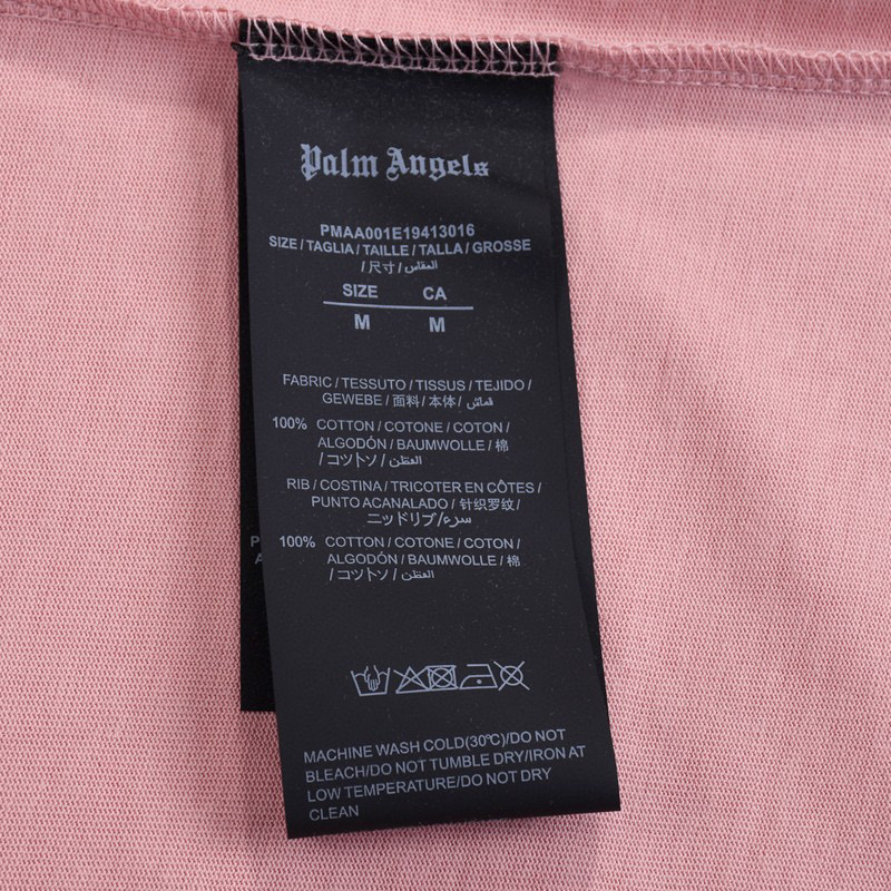 ÁO PALM ANGELS TEDDY LOGO T SHIRT PINK