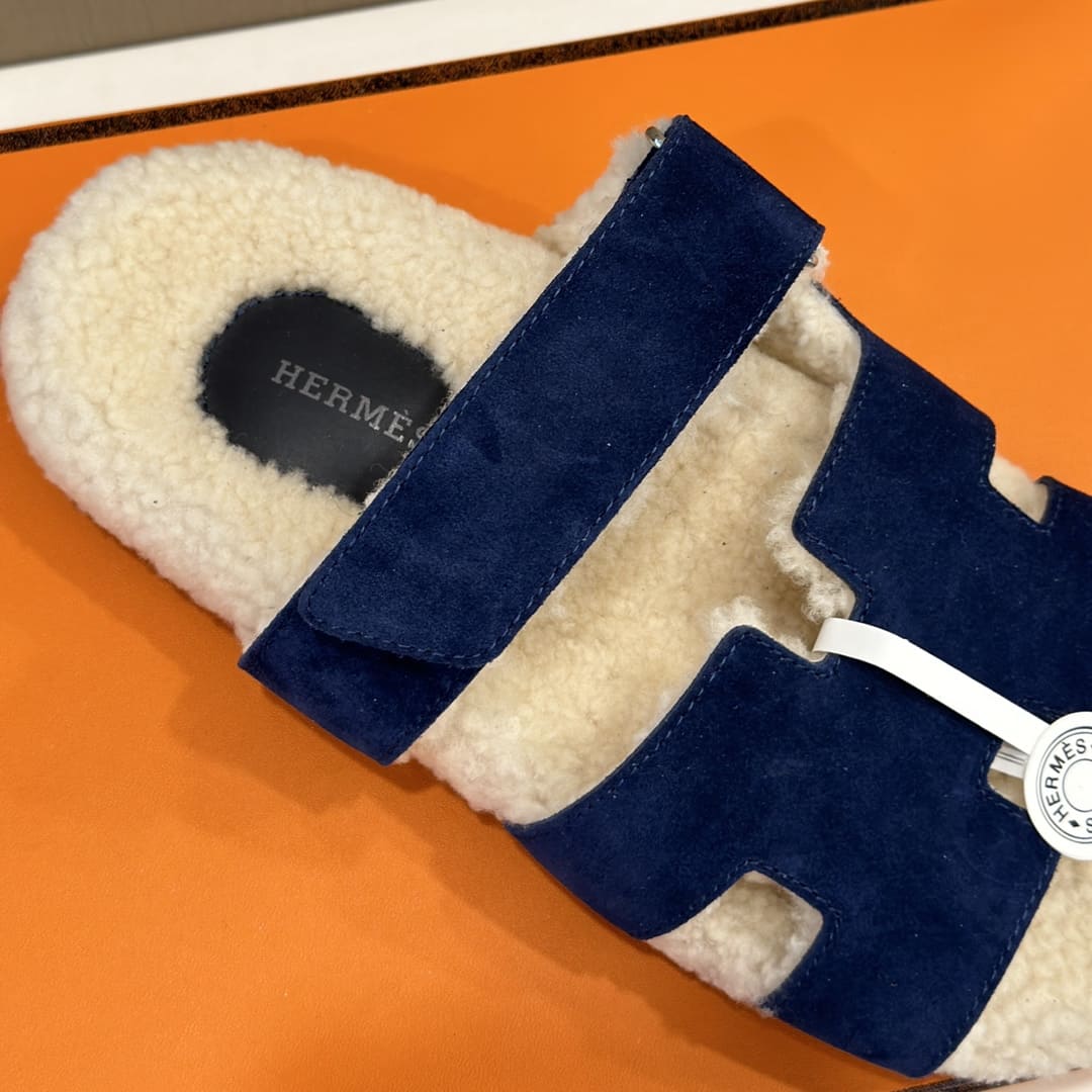 DÉP HERMES CHYPRE FUR SANDAL AAA